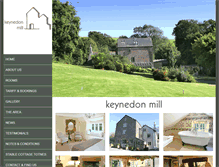 Tablet Screenshot of keynedonmill.co.uk